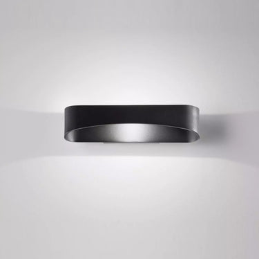 Applique ISYLUCE Drappo XL mm 360x80x120 LED COB 36W 3000K - nero Isyluce Lampade da parete